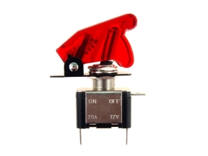 Przełącznik "Top Gun" 12V, max 20A, czerwony