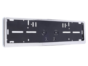 Ramka na tablicę rejestracyjną, chrom, galwanizowana