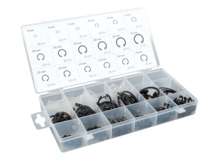 Wewnętrzne pierścienie Seger`a, 300 szt.