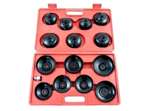 Klucze nasadowe do filtrów, 15 elem.