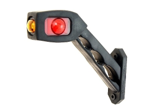 Lampa obrysowa LED skośna kombi lewa, 12/24V