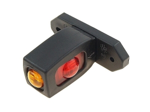 Lampa obrysowa LED prosta, krótka, kombi, 12/24V