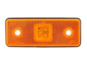 Lampa obrysowa LED wpuszczana, pomarańczowa, 12/24V