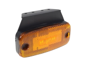 Lampa obrysowa diodowa, 12/24V, z odblaskiem, podwieszana, pomarańczowa
