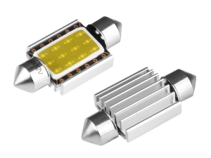 Żarówka VISION Festoon SV8.5 36mm 12V 1x COB LED, CANBUS, biała, 2 szt.