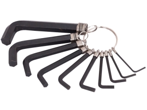 Klucze imbusowe w pęku, 10 szt.