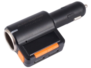 Transmiter FM LCD, 2x USB 3.1A, gniazdo EURO, z funkcją zestawu głośnomówiącego Bluetooth