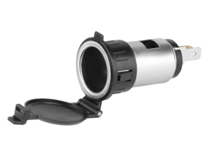 Gniazdo elektryczne EURO 12V do zabudowy z pokrywą