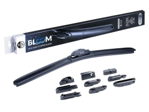 Pióro wycieraczki BLOOM M10 480 mm / 19" bezszkieletowe, 10 adapterów