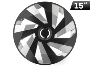 Kołpak Vector RC black / silver 15``, 1 szt.