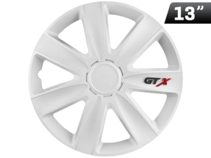 Kołpak GTX carbon / white 13``, 1 szt.