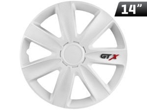 Kołpak GTX carbon / white 14``, 1 szt.