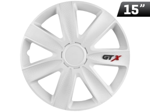 Kołpak GTX carbon / white 15``, 1 szt.