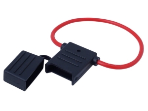 Oprawa bezpiecznika MAXI, hermetyczna, przewód 30 cm, 1.8mm kw