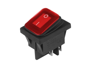 Przełącznik elektryczny DC 12V/24V, czerwony