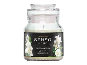 Zapach SENSO Home Scented Candle, świeca zapachowa 130 g, White Gardenia