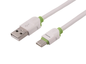 WAYME Kabel do ładowania i synchronizacji, silikonowy okrągły, 100 cm, USB > USB-C