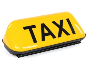 Lampa TAXI ukośna, LED, żółta