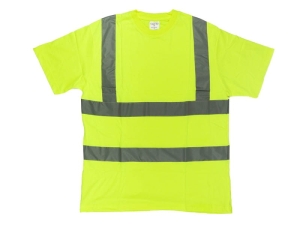 T-shirt odblaskowy, żółty, XXXL