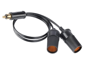Przejściówka na kablu z wtyczką DIN i 2 gniazdami EURO