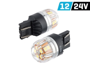 Żarówka VISION W21/5W (T20q) 12/24V 15x 2835 SMD OSRAM Chip, CANBUS, biała, 2 szt.