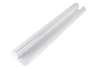 Folia 50 x 300 cm dekoracyjna - białe kropki