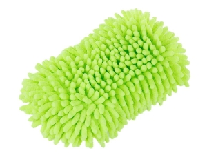 Gąbka z mikrofibry szenil + siatka z gumką, 23 x 11 x 5.5 cm