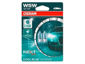 Żarówki OSRAM W5W 12V W2.1x9.5d 5W Cool Blue Intense, Next Generation, +100%, 2 szt.