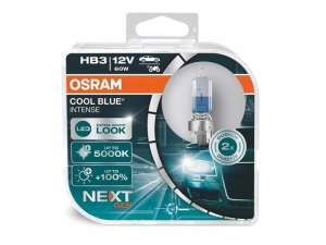 Żarówki OSRAM HB3 12V 60W P20d Cool Blue Intense, Next Generation, +100%, 2 szt.