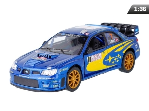 Model 1:36, Kinsmart, Subaru Impreza WRC 2007, niebieski