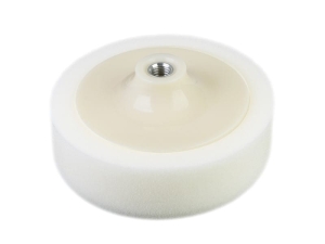 Gąbka polerska 150 mm x 45 mm, gwint M14, biała