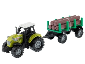 Model Mały Rolnik, Traktor z przyczepą na drewno