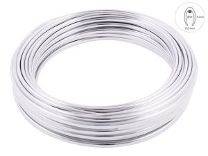 Listwa dekoracyjna rantowa, chrom, 8x 6 mm x 20 m