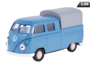 Model 1:34, Volkswagen T1 Cabin Pick Up, niebiesko-szary (A00880T1NS)