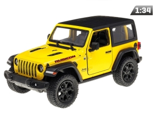 Model 1:34, Jeep Wrangler Hard Top, żółty (A11723Z)
