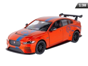 Model 1:38, Kinsmart, JAGUAR XE SV PROJECT 8, pomarańczowy (A11742PO)