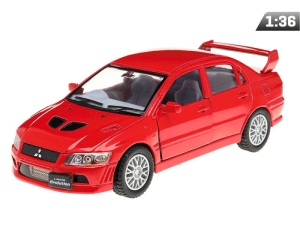 Model 1:36, Mitsubishi Lancer EvolutionVII, czerwony (A11760C)