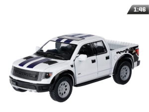 Model 1:46, Kinsmart, Ford F-150 SVT, biały (A733FFBI)