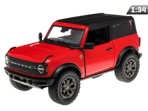 Model 1:34, 2022 Ford Bronco Hard Top, czerwony (A11768C)