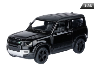 Model 1:36, Kinsmart, Land RoverDefender, czarny (A747LRDCZ)