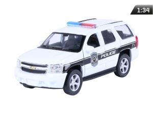 Model 1:34, 2008 CHEVROLET Tahoe, POLICE, biały (A876CHTPB)