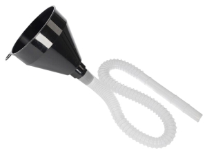 Lejek plastikowy z wężem elastycznym 530 mm, czasza 80 mm