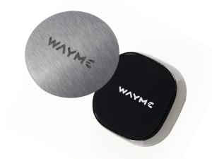 WAYME Uchwyt magnetyczny przyklejany, czarny