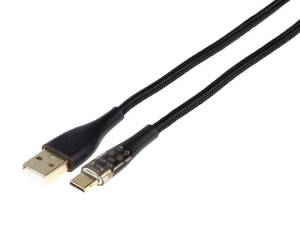 WAYME Kabel do ładowania i synchronizacji, w oplocie z mikrofibry, 120 cm, USB > USB-C, max 30W