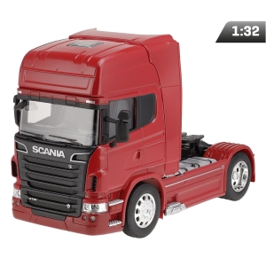 Model 1:32, SCANIA V8 R730, ciągnik dwuosiowy, czerwony