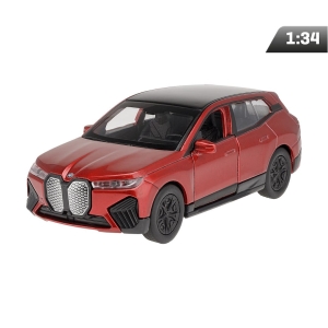 Model 1:34, BMW iX, czerwony