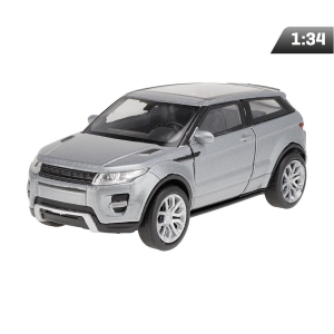 Model 1:34, Land Rover Range RoverEvoque, srebrny