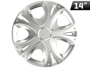 Kołpaki Dynamic silver 14", 4 szt.