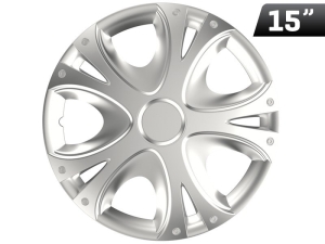 Kołpaki Dynamic silver 15", 4 szt.