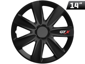 Kołpaki GTX carbon black 14", 4 szt.